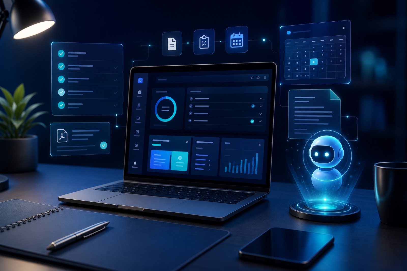 Prepiful AI preparation dashboard with organized checklists, documents and prep kit cards